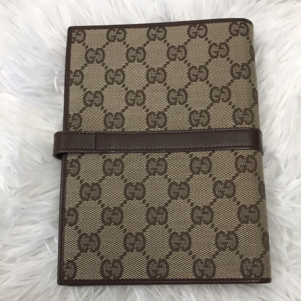 GUCCI NOTEBOOK AGENDA MEDIUM WEBLINE MONO - Picture 2 of 12
